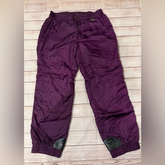 Tyrolia Skiwear Pants Men’s purple Ski Skiing Snow Winter Outdoor Zip Pocket 38 - Picture 1 of 10